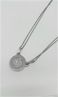 Collana Recarlo Donna in Oro bianco Diamante 0.18 Ct ZS490/B - ZS490/B